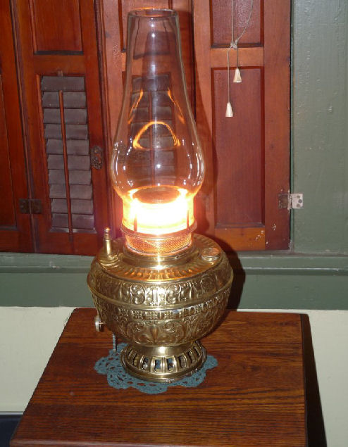 Hurricane Lamp  Montgomery Ward
